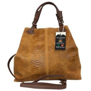 Kidus woldemichael made in Italy Leather satchel